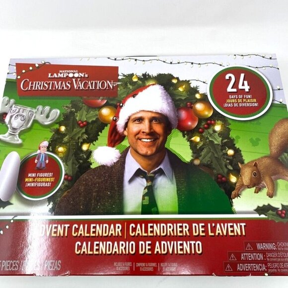 Jakks National Lampoon's Christmas Vacation Advent Calendar 24 Days As Is - Picture 2 of 11